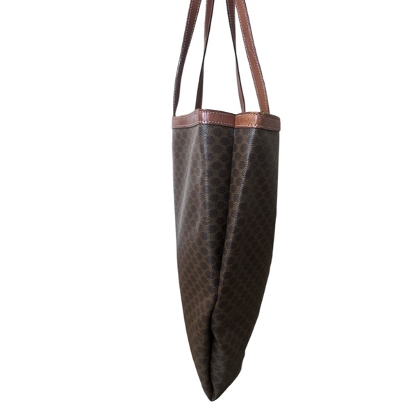 Authentic Celine Brown Macadam Coated Canvas and Leather Tote(Price Reduction) - Picture 4 of 12